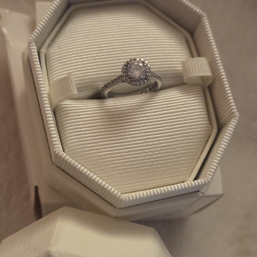 Swarovski Constella Cocktail Ring White Rhodium Plated Size 52 5642624 - Picture 5 of 16
